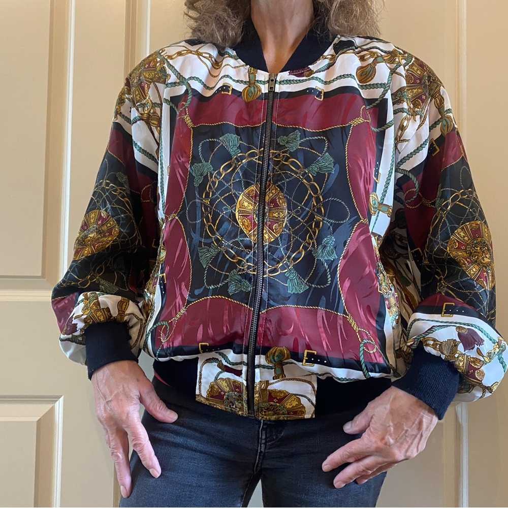 “Equestrian”themed jacket.